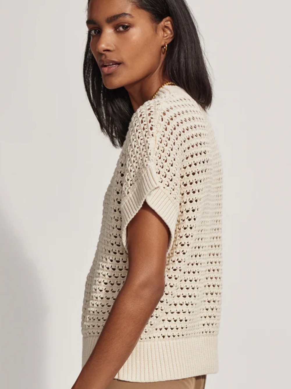 Varley Julianna Sweater | Birch | Size Large - Picture 4 of 13